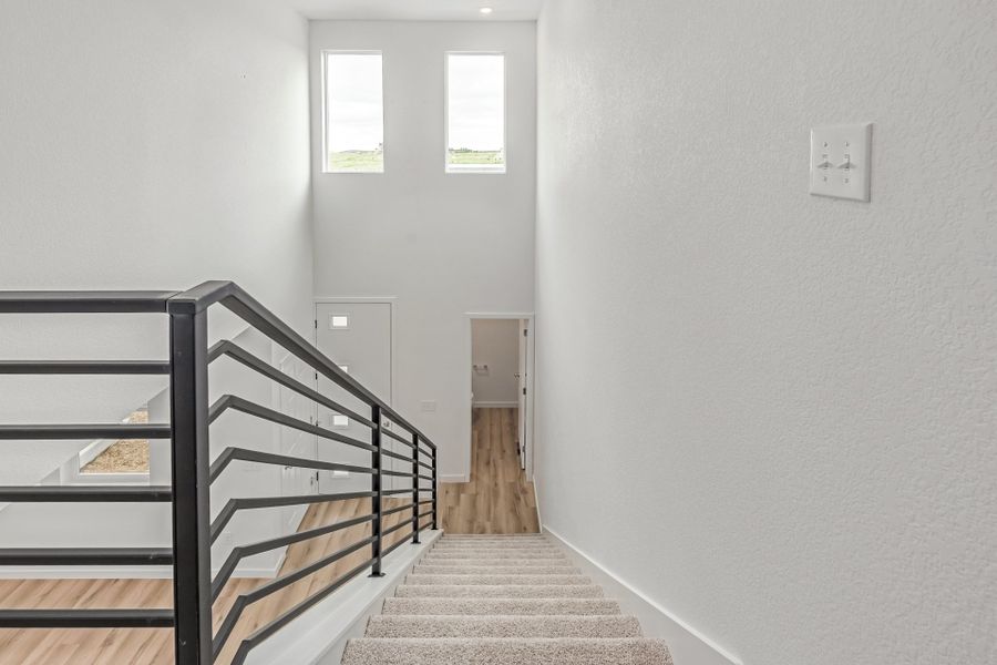 Spacious, unfurnished interior of a new home in Painted Prairie, Aurora (Image 16). Spacious, unfurnished interior of a new home in Painted Prairie, Aurora (Image 16).
