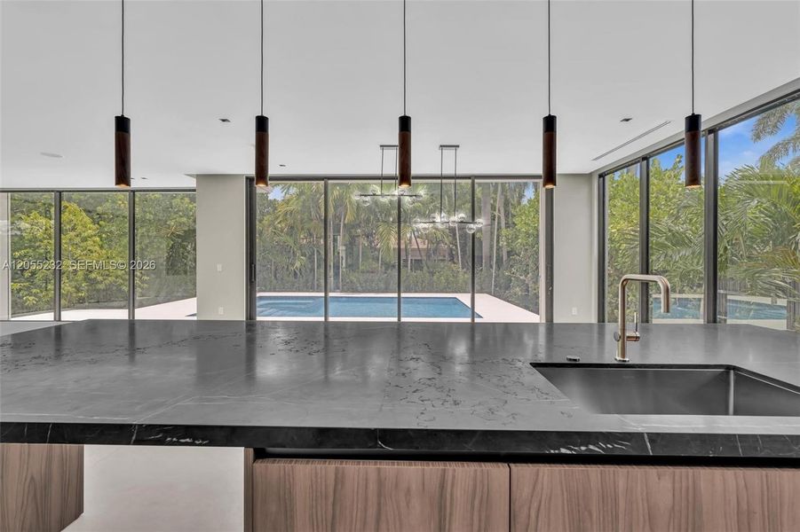 Close-up of interior finishes inside a home in , Miami Beach (Image 13). Close-up of interior finishes inside a home in , Miami Beach (Image 13).