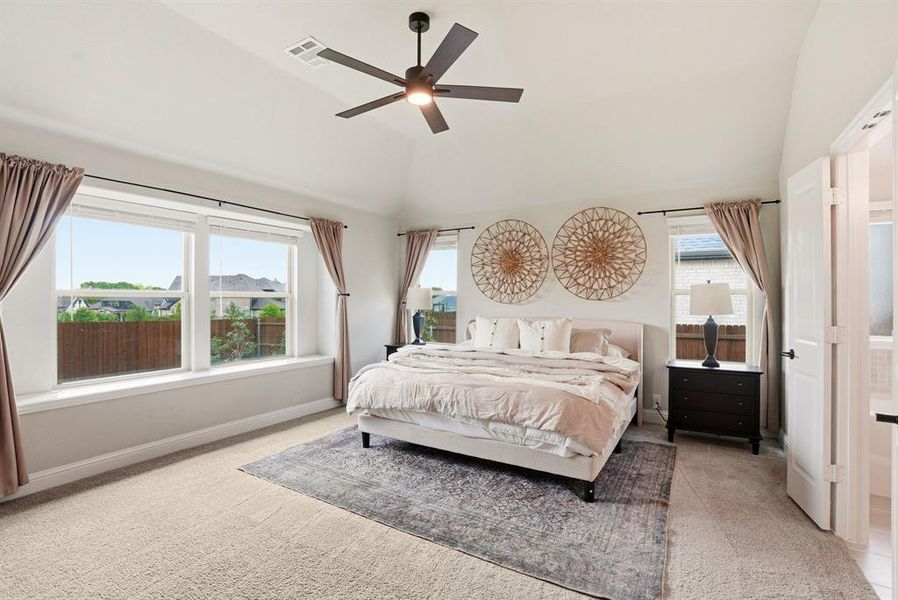 Furnished interior view inside a new home in Hayes Crossing, Midlothian (Image 6).