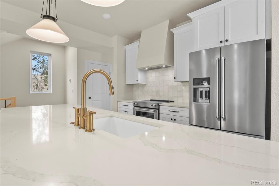 Furnished interior view inside a new home in , Colorado Springs (Image 10).