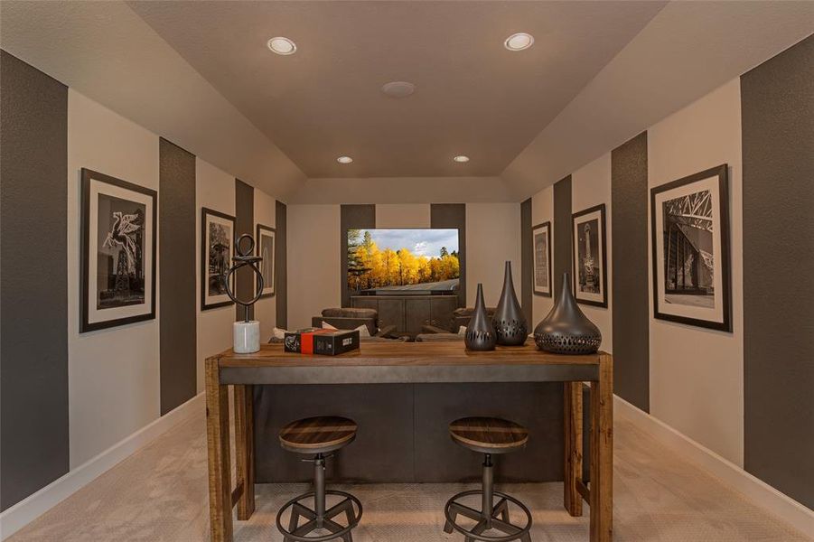 Beazer Homes Valencia on the Lake Avalon Floorplan. This is not a photo of the actual home, but is a photo of the Avalon floorplan.