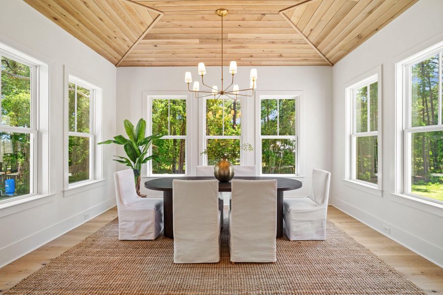 Furnished interior view inside a new home in , Awendaw (Image 7).