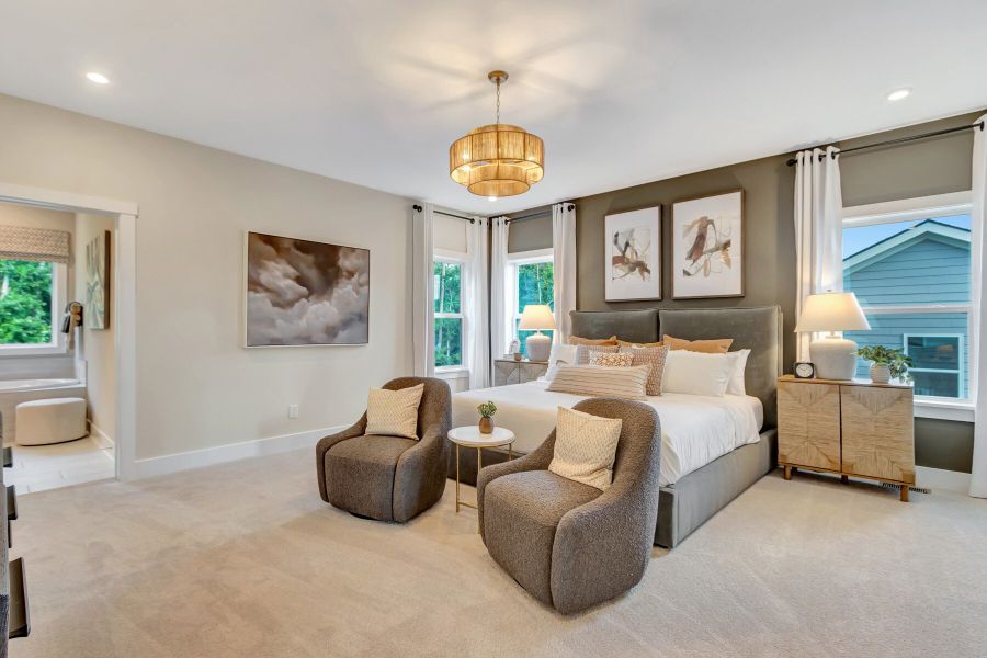 Furnished interior view inside a new home in Stonewood Estates, Durham (Image 10).