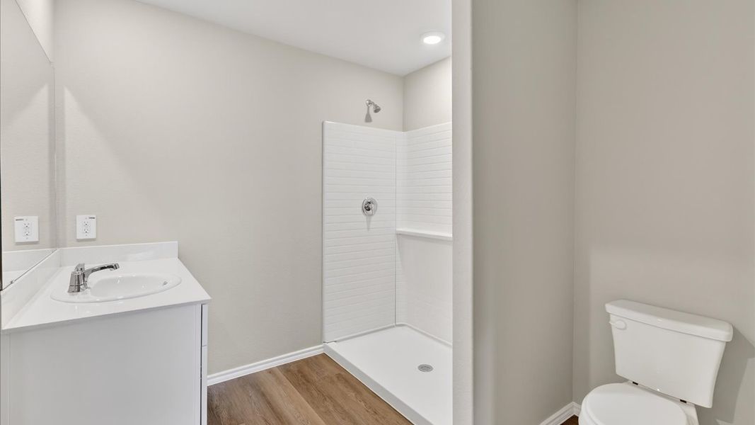 Representative furnished interior of a home built from the Barton by D.R. Horton in Hickory Grove, Krum (Image 6).