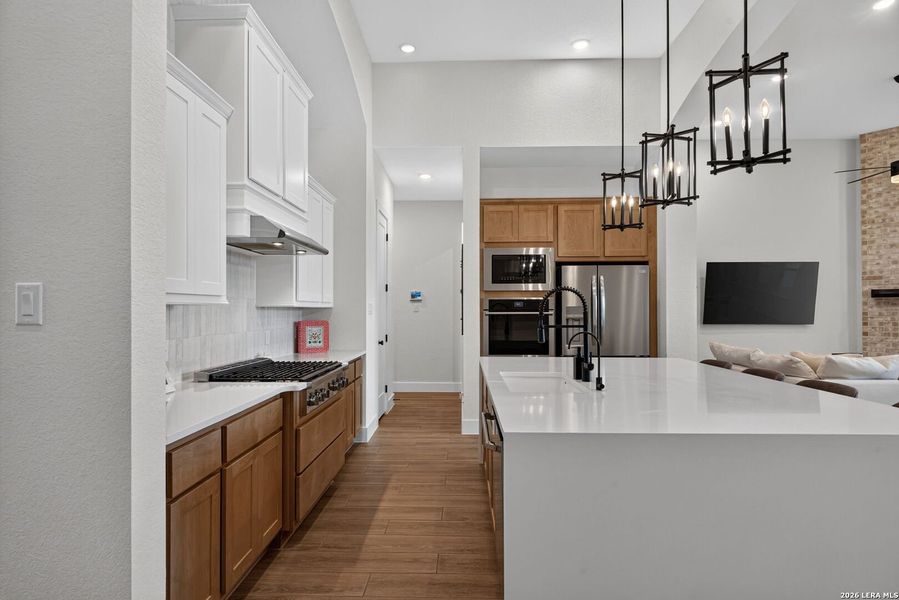 Furnished interior view inside a new home in Veramendi, New Braunfels (Image 28).