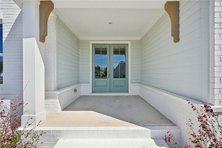Exterior details and patio area of a home in Fireside Farms, Dawsonville (Image 31).