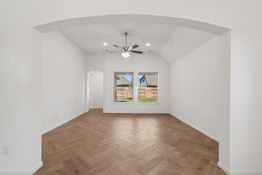 Open great room (*Photo not of actual home and used for illustration purposes only.)