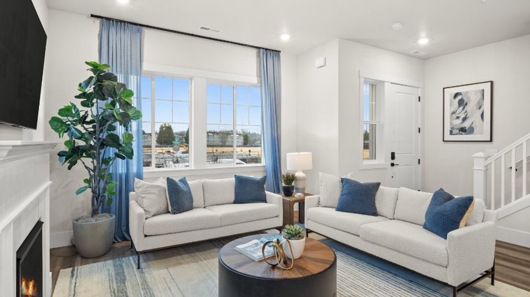 Representative furnished interior of a home built from the Ladd by Risewell Homes in Elevon, Lavon (Image 4).