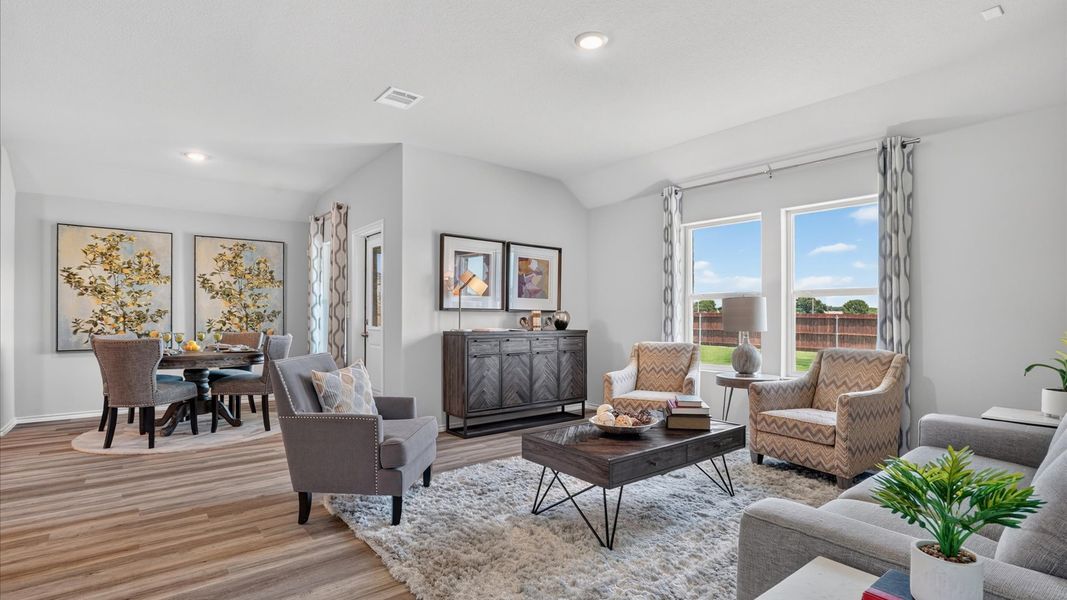 Furnished interior view inside a new home in Townes Landing, Fort Worth (Image 8).