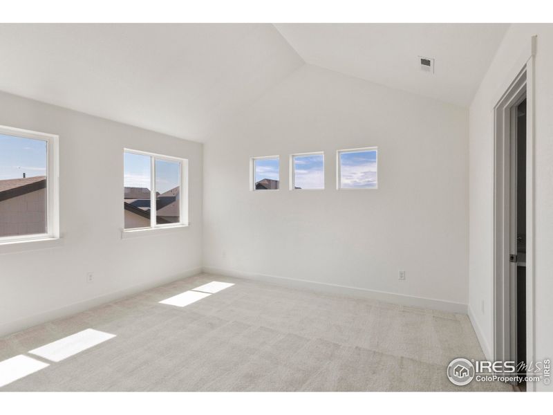 Spacious, unfurnished interior of a new home in Trailside on Harmony, Timnath (Image 13).