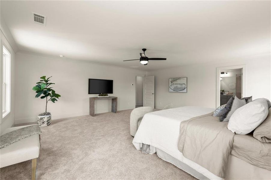 Furnished interior view inside a new home in , Covington (Image 43).