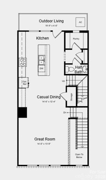 Additional Highlights Include: Ledge at primary shower, laminate flooring extension at flex, trash roll out, pendant light pkg, and quick tread and painted risers from 1st to 2nd floor.