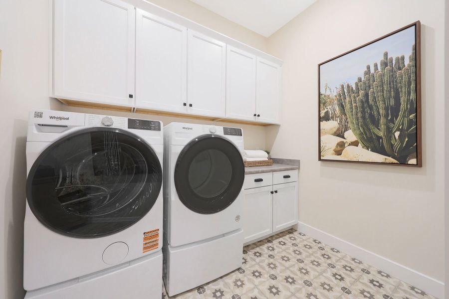 Representative furnished interior of a home built from the Garnet by Mattamy Homes in Landmarke, San Tan Valley (Image 33).