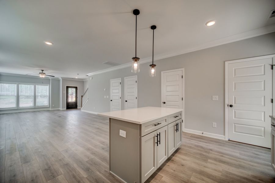 Representative furnished interior of a home built from the Draper by Parkside Builders in The Woods, Gallatin (Image 7).