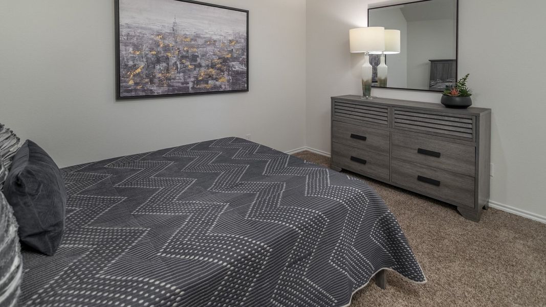 Furnished interior view inside a new home in Wildcat Ranch, Crandall (Image 9).
