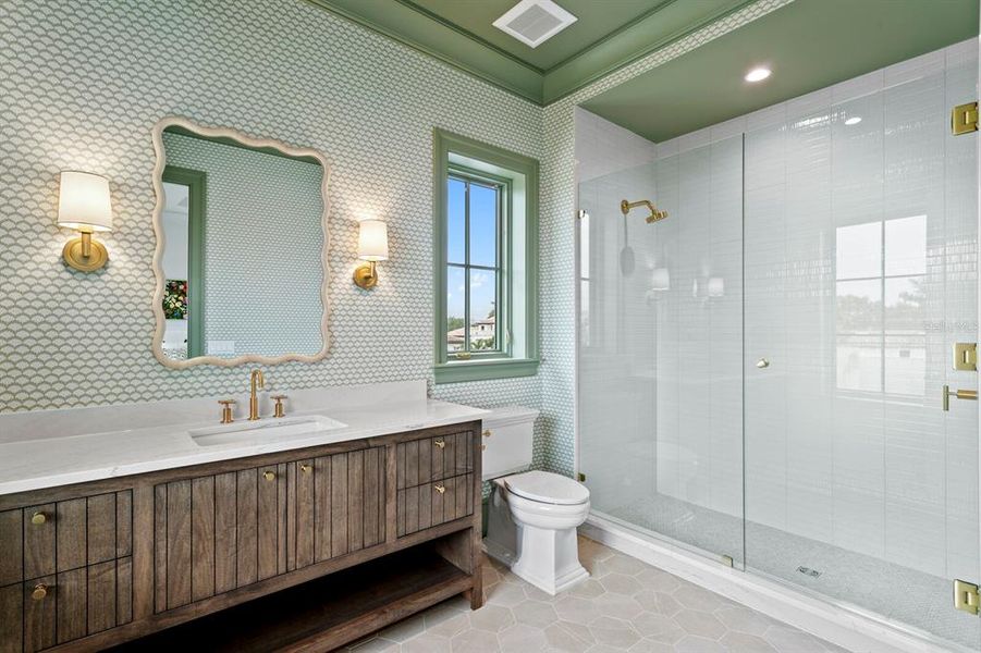 Furnished interior view inside a new home in , Tampa (Image 12).