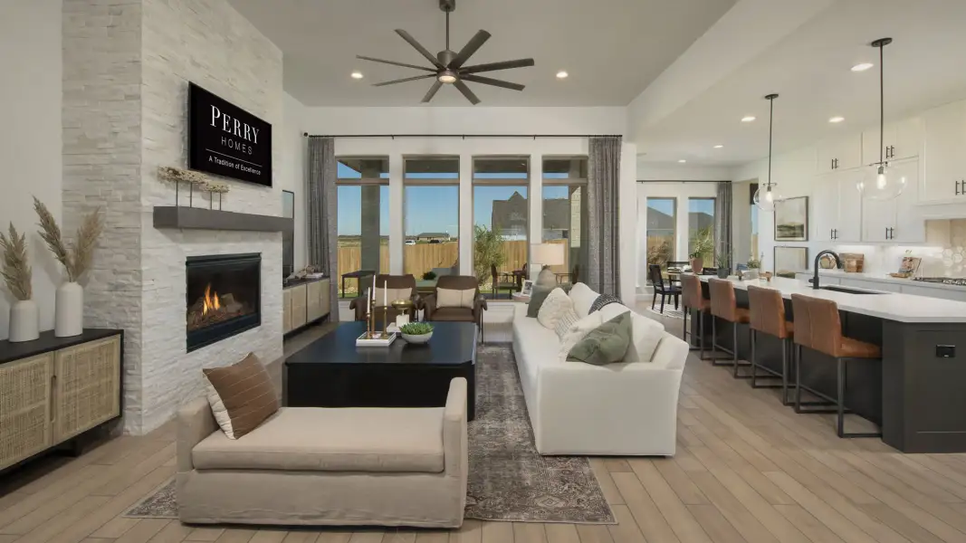 Furnished interior view inside a new home in Ramble, Celina (Image 48).