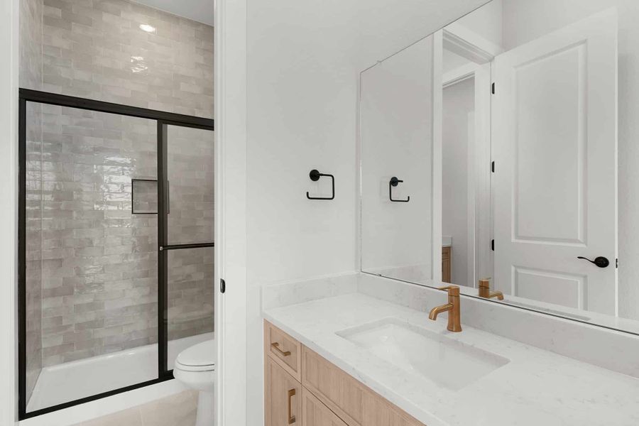 Furnished interior view inside a new home in Lariat, Liberty Hill (Image 5).