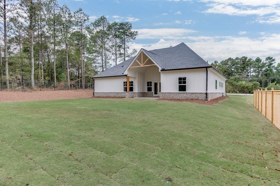 Exterior details and patio area of a home in , Pendergrass (Image 25).