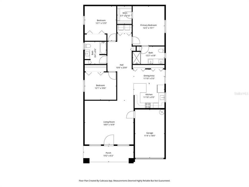 2D floor plan layout of this home in , Tampa, FL (Image 4).