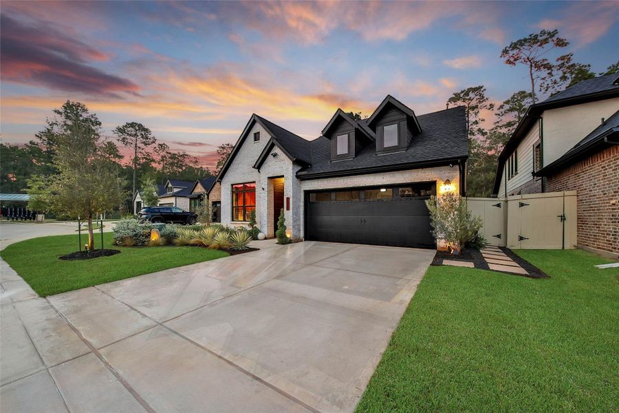 Front exterior of a new home in , Magnolia, TX, highlighting curb appeal (Image 2). Front exterior of a new home in , Magnolia, TX, highlighting curb appeal (Image 2).