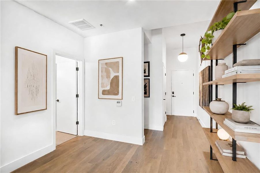 Furnished interior view inside a new home in , Atlanta (Image 12).