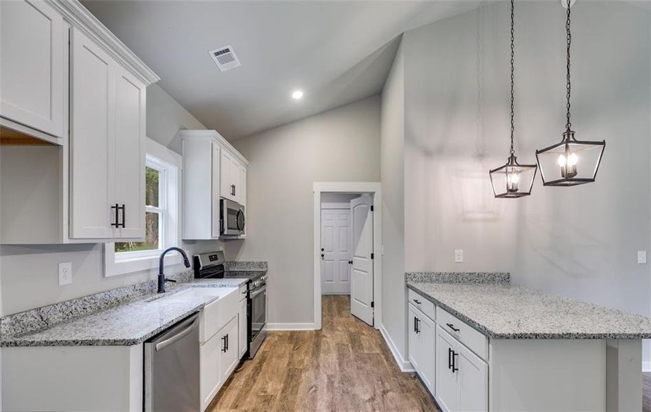 Furnished interior view inside a new home in , Buchanan (Image 6).