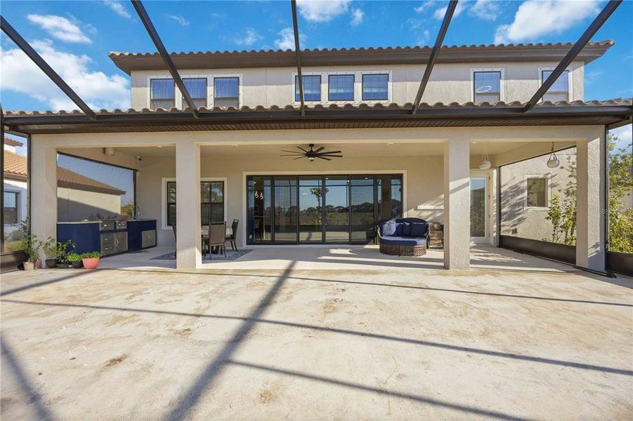 Exterior details and patio area of a home in , Parrish (Image 4). Exterior details and patio area of a home in , Parrish (Image 4).