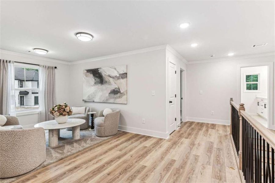 Furnished interior view inside a new home in , Buford (Image 15).