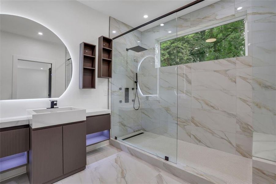 Furnished interior view inside a new home in , Atlanta (Image 5).