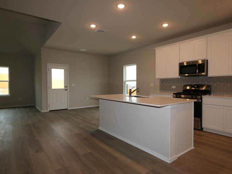 Furnished interior view inside a new home in Cascades at Onion Creek, Austin (Image 5). Furnished interior view inside a new home in Cascades at Onion Creek, Austin (Image 5).