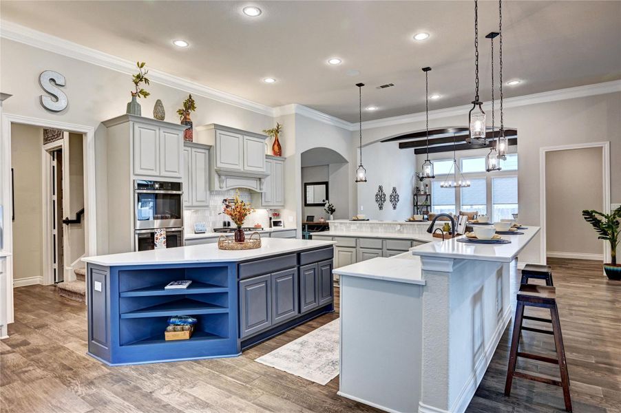 Furnished interior view inside a new home in Artavia 70′, Conroe (Image 11).