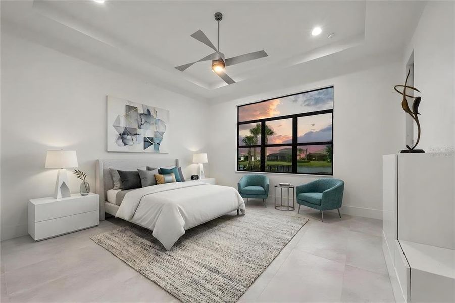 Furnished interior view inside a new home in , Sarasota (Image 16).