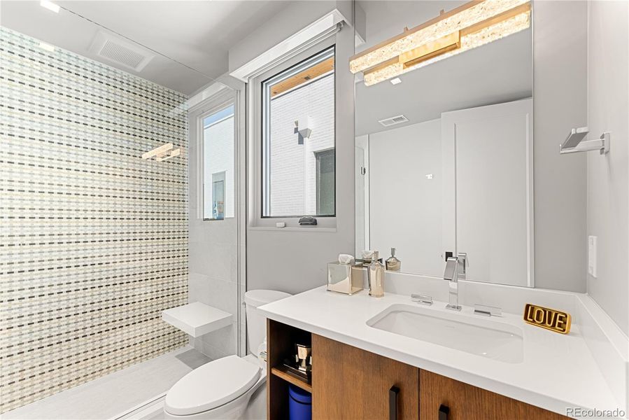 Furnished interior view inside a new home in , Denver (Image 34).