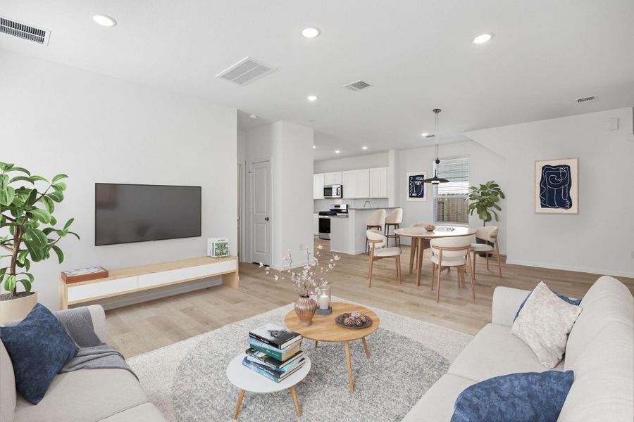 Furnished interior view inside a new home in Stokesbury, Waller (Image 10).