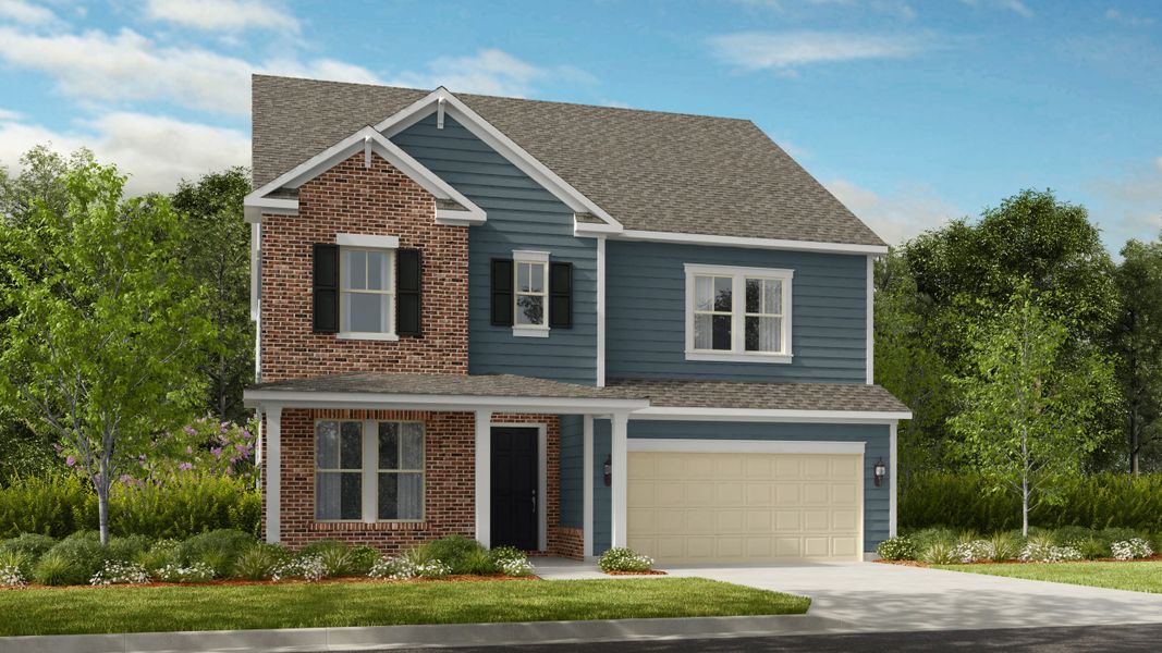 Representative exterior photo of a completed home built from the Waverly by Taylor Morrison in River Falls, Tega Cay, SC (Image 22).