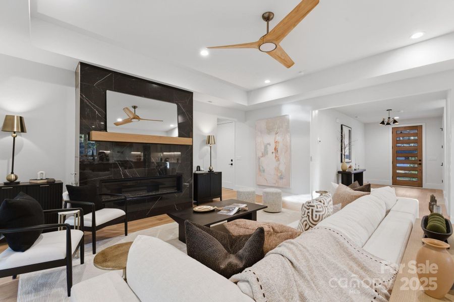 Furnished interior view inside a new home in , Charlotte (Image 16).