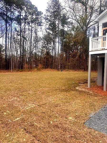 Exterior details and patio area of a home in Waterloo Estates, Johns Island (Image 40).