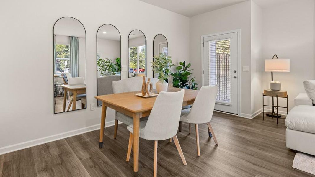 Furnished interior view inside a new home in Old Summerville Village, Rome (Image 12).