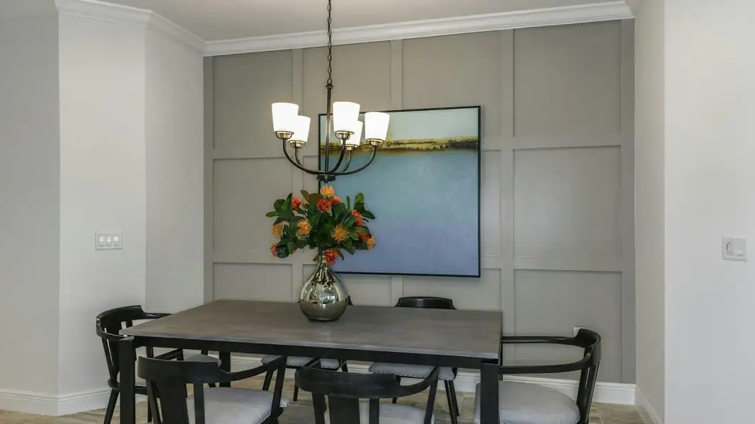 Furnished interior view inside a new home in Vicenza Real Estate and Homes for Sale in North Venice, FL - Neal Communities, Nokomis (Image 8).