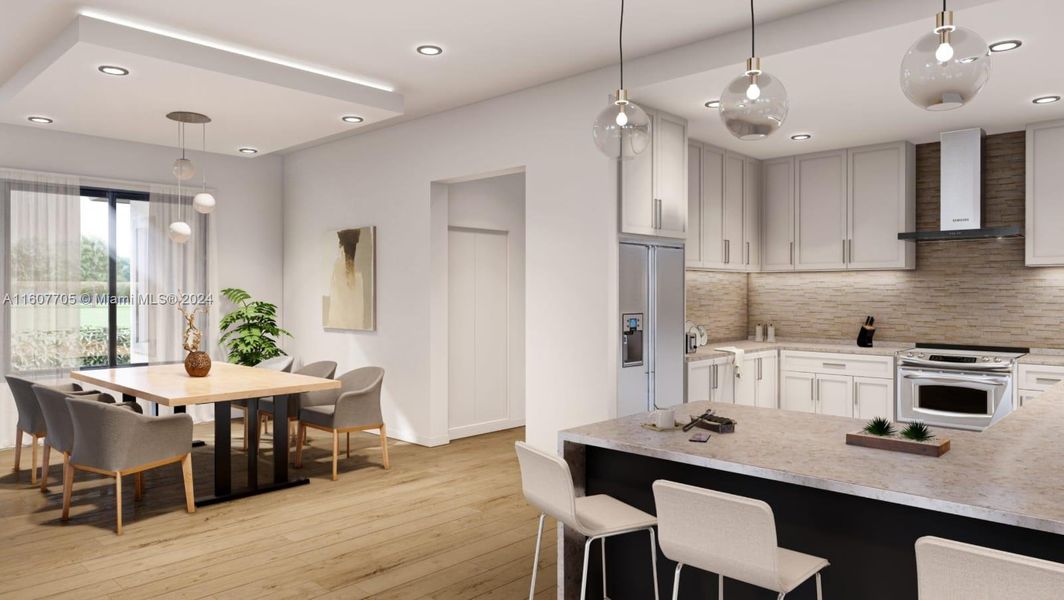 Furnished interior view inside a new home in , Placida (Image 4). Furnished interior view inside a new home in , Placida (Image 4).