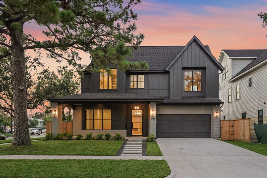 Stunning new construction on an oversized corner lot!