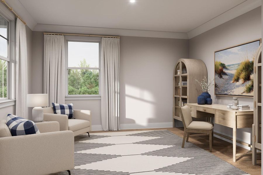 Furnished interior view inside a new home in Rivers Reach, Yemassee (Image 19).