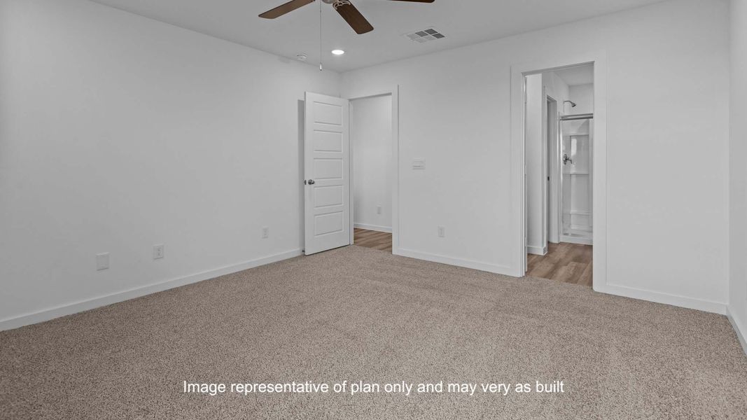 Spacious, unfurnished interior of a new home in Terra Vista, Lubbock (Image 18).