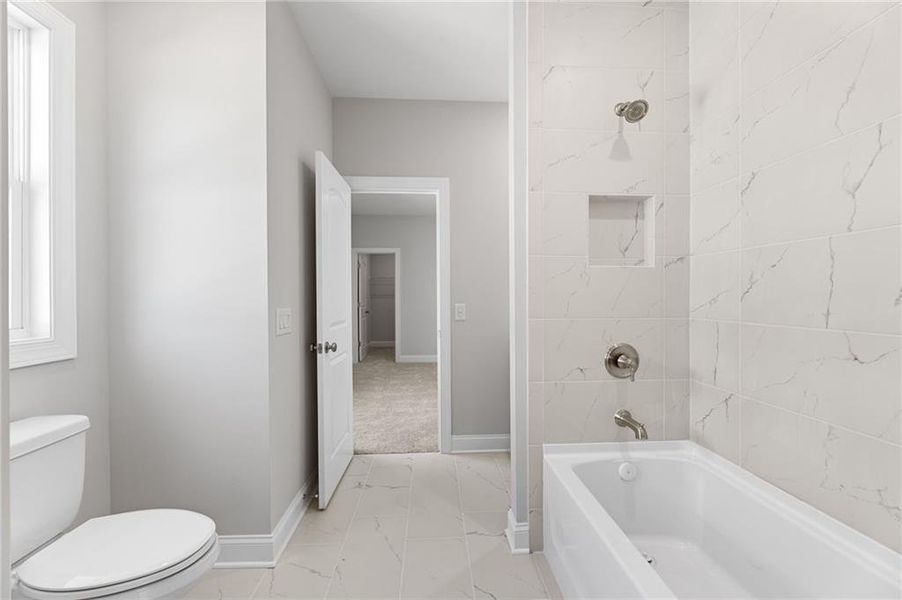 Furnished interior view inside a new home in Ashbury Commons, Powder Springs (Image 18).