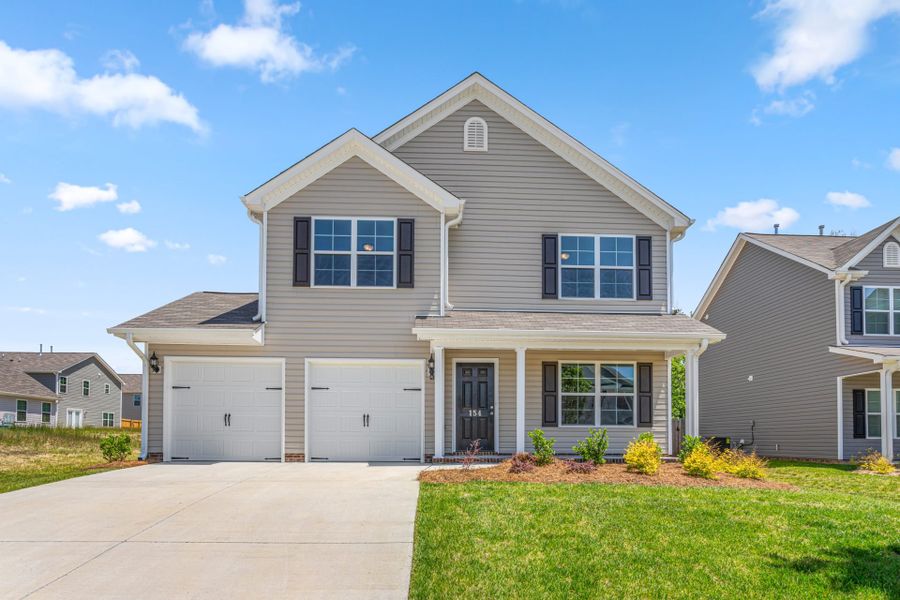 Representative exterior photo of a completed home built from the Vermont by Keystone Homes NC in The Wilcox, Greensboro, NC (Image 28).