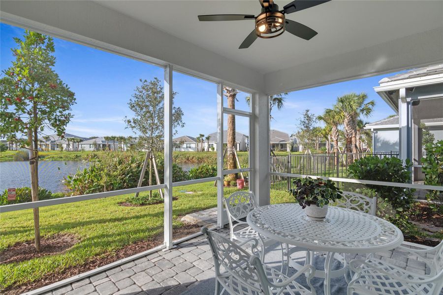 Exterior details and patio area of a home in , Vero Beach (Image 2). Exterior details and patio area of a home in , Vero Beach (Image 2).