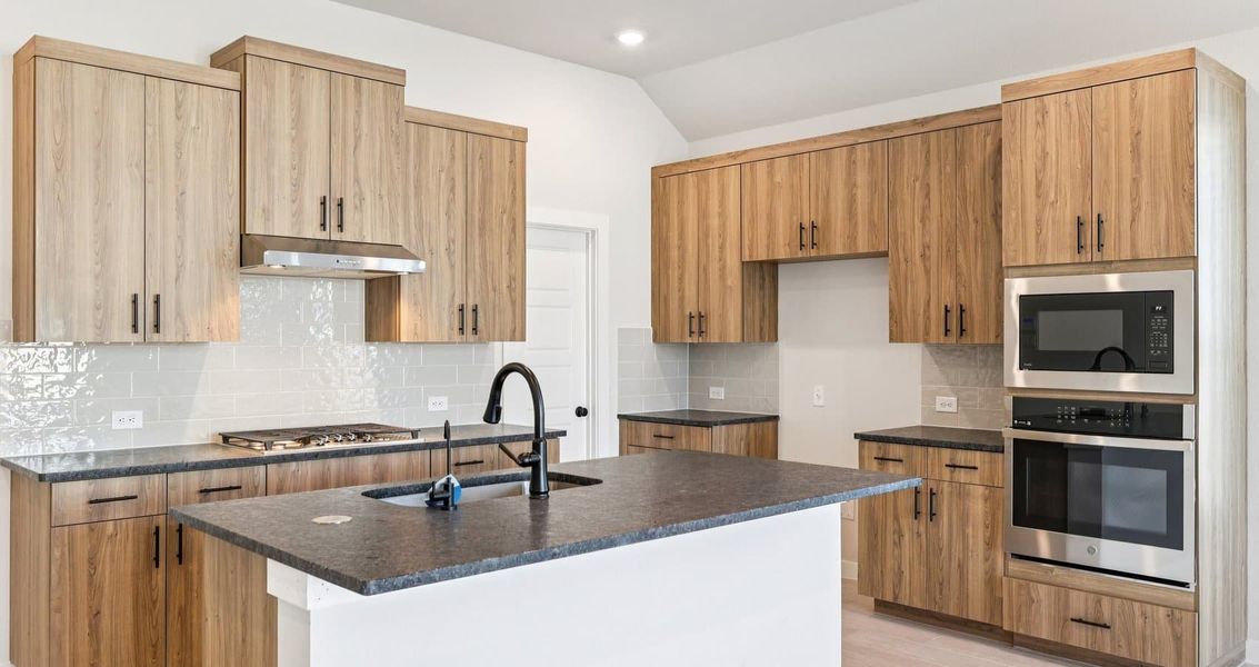 Furnished interior view inside a new home in Trace, San Marcos (Image 12).