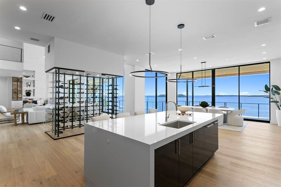 Furnished interior view inside a new home in , Tierra Verde (Image 18).