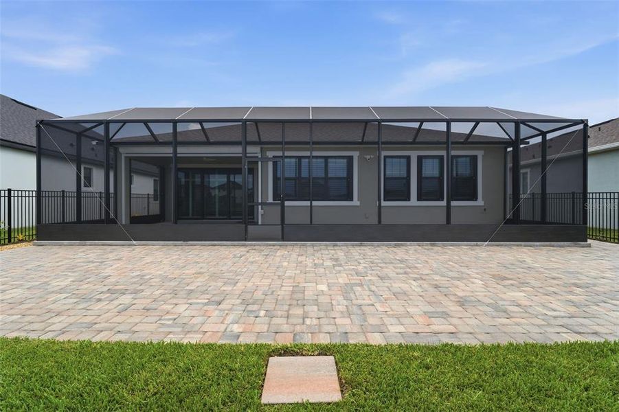Exterior details and patio area of a home in , Melbourne (Image 33). Exterior details and patio area of a home in , Melbourne (Image 33).